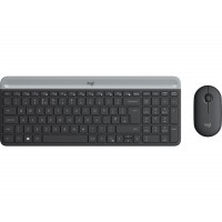 Комплект клавиатура+мишка Logitech Slim Wireless MK470 GRAPHITE