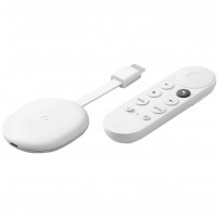 Мултимедиен плеър Google Chromecast with Google TV 4K HDMI Бял