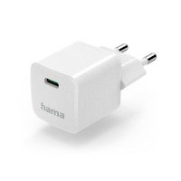 Бързо мини зарядно HAMA-187278 USB-C (PD) 25W  бяло