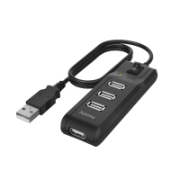 HUB USB 2.0 HAMA-200118 черен 4 портов
