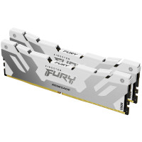 Памет Kingston Fury Renegade White 32GB(2x16GB) DDR5 7200MHz CL38 KF572C38RWK2-32  XMP