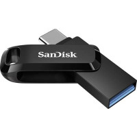 Флаш памет USB SanDisk Ultra Dual Drive Go 128GB USB 3.2 1st Gen (USB 3.0 + Type-C) Черен