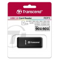 Четец за флаш карта Transcend USB 3.0 SD microSD Black