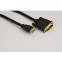 Кабел DVI 24+1 Dual Link M / HDMI M  1.5m