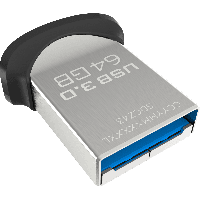 Флаш памет USB SanDisk CZ43-064G-GAM46 Ultra Fit 64GB USB3.0 read up to 150MB/s 
