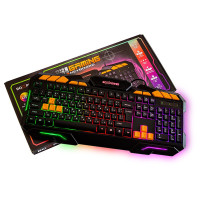Клавиатура Roxpower G-8100 LED Gaming черна