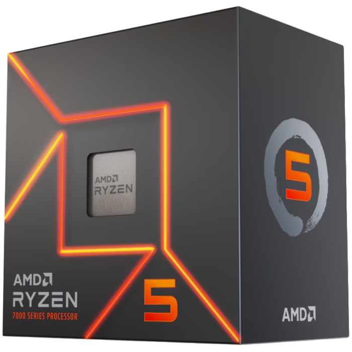 Процесор AMD Desktop Ryzen 5 6C/12T 7500 5.0GHz 38MB 65W AM5 box