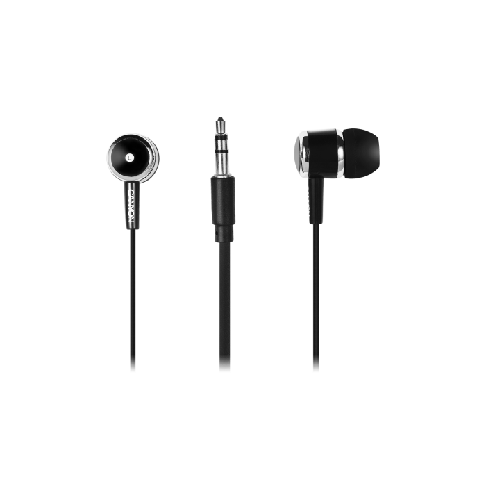 Слушалки с микрофон тапи Canyon CNE-CEPM01B черни