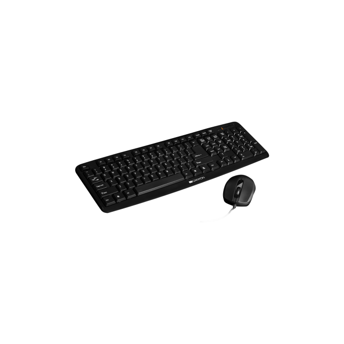 Комплект клавиатура и мишка Canyon CNE-CSET1 USB black