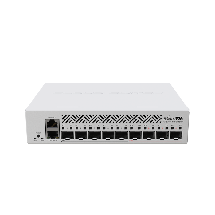 Switch MikroTik CRS310-1G-5S-4S+IN RouterOS L5