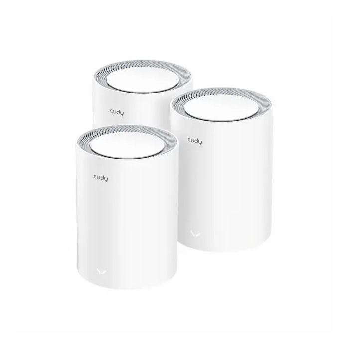 Безжична MESH система Cudy M3000, 3 броя, AX3000 Dual Band, 2.4/5 GHz, 574 - 2402 Mbps
