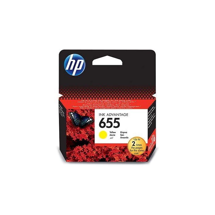 Консуматив HP 655 CZ112AE Yellow Ink Cartridge