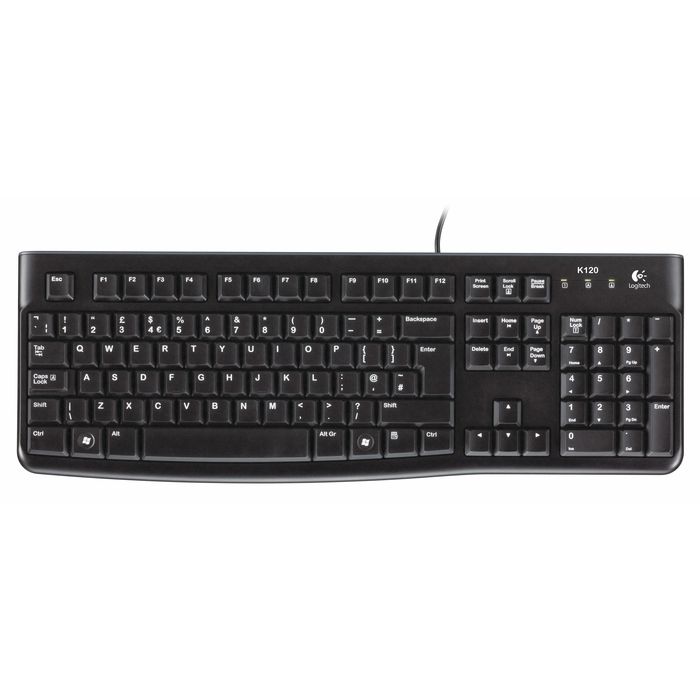 Клавиатура Logitech Keyboard K120 OEM 