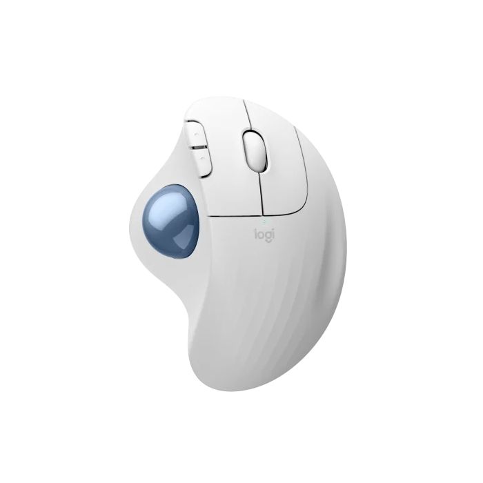 Безжична мишка Logitech ERGO M575S WHITE