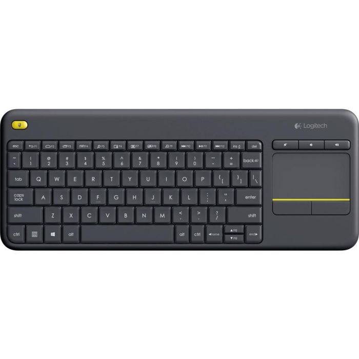 Клавиатура Logitech K400 Plus Wireless Touch Keyboard Black