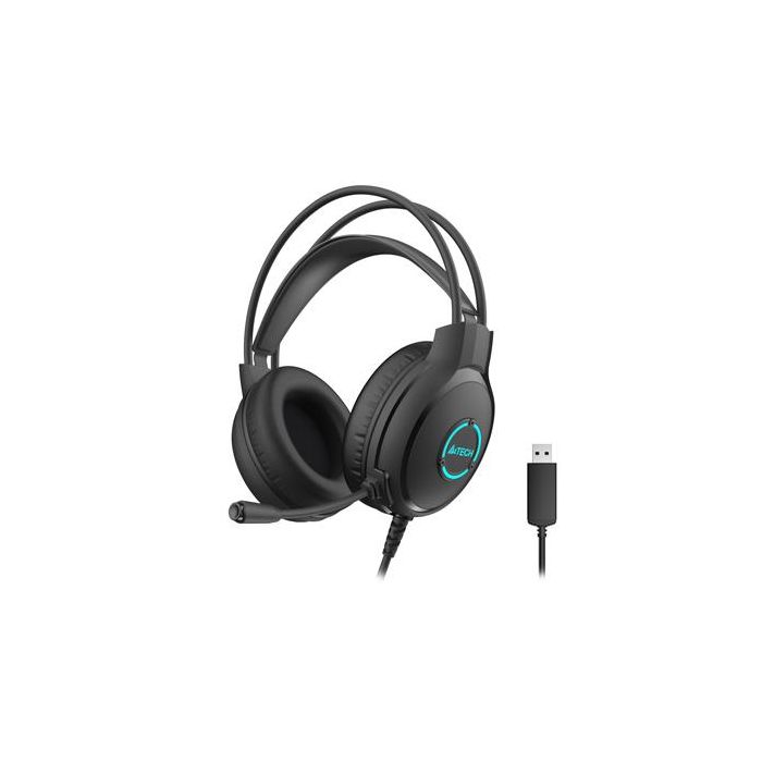 Слушалки A4TECH Fstyler FH300U LED Backlit Черни