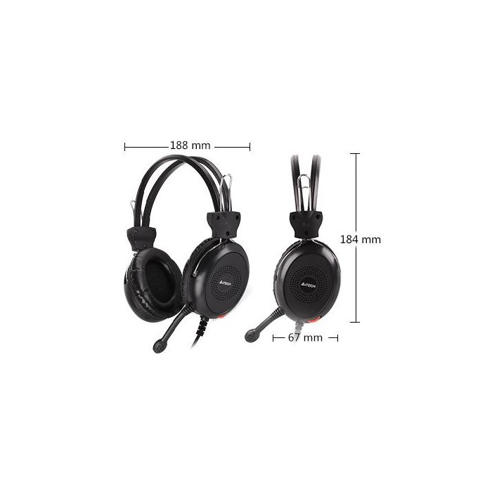 Слушалки с микрофон A4TECH HU-30 USB Черни