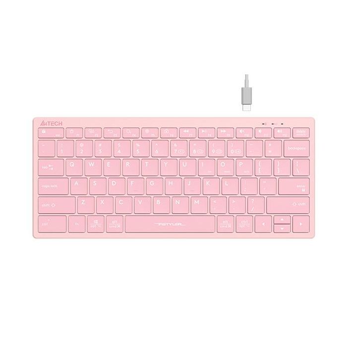 Безжична клавиатура A4TECH FBX51C FSTyler, Bluetooth, 2.4 GHz розов