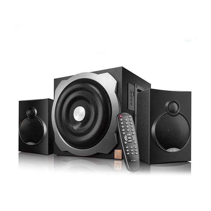 Тонколони F&D A521X 2.12.1 Channel Surround 52W Bluetooth remote USB reader Wooden Black