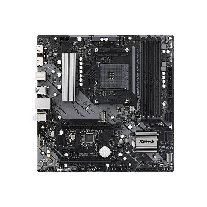 Дънна платка ASRock B550M Phantom Gaming 4 sAM4 M.2 4xDDR4 HDMI DP mATX