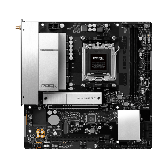 Дънна платка ASRock B850M ROCK WIFI socket AM5