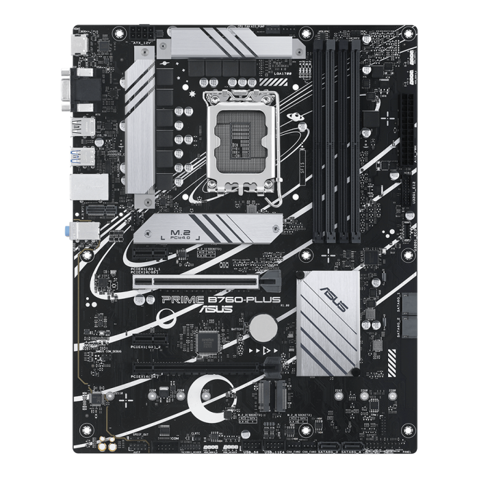 Дънна платка ASUS PRIME B760-PLUS DDR5 s1700 4xDDR5 M.2 VGA HDMI DP 2.5Gb lan ATX