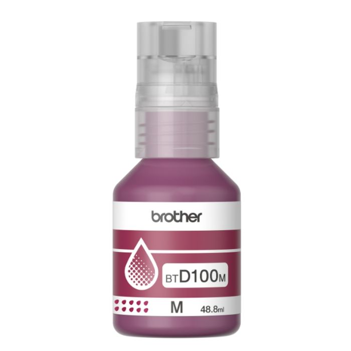 Бутилка мастило Brother BT-D100M Magenta Ink Bottle