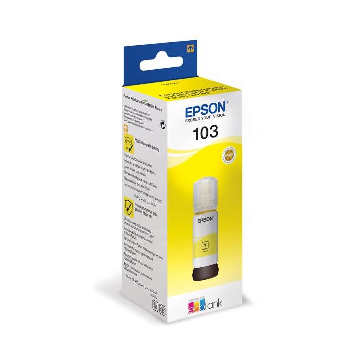 Бутилка мастило Epson 103 EcoTank Yellow ink bottle за L3110 L3111 L3150 L3151