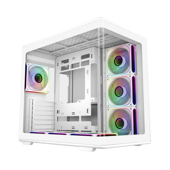 Кутия за настолен компютър CoolerMaster Elite 600 - Бял
