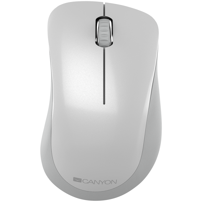 Мишка Canyon 2.4 GHz Wireless mouse with 3 buttons DPI 1200 pearl white