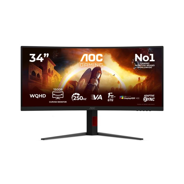 Геймърски Монитор AOC CU34G4ZCA 34