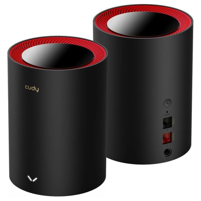 Безжична MESH система Cudy M3000, 2 броя, AX3000 Dual Band, 2.4/5 GHz, 574 - 2402 Mbps