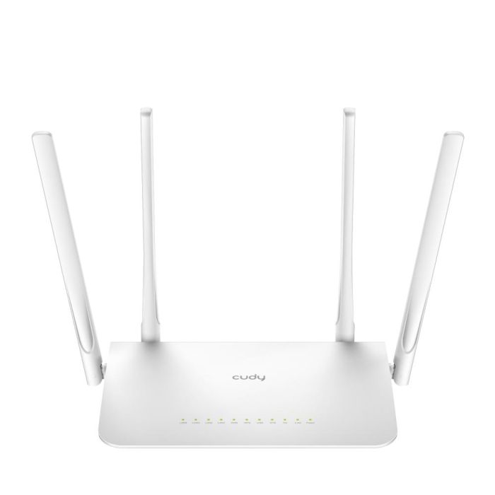 Рутер CUDY WR1300 AC1200 300+867 Mbps DDR 128MB Бял