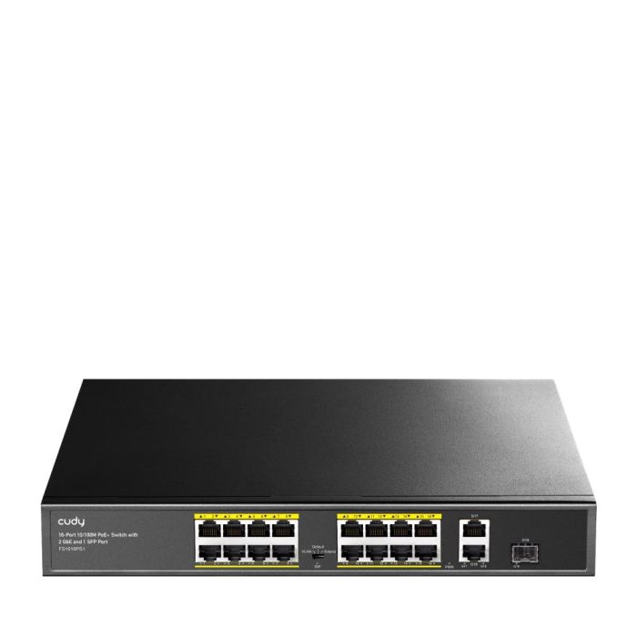 Switch Cudy FS1018PS1 16 x 10/100 PoE+ Switch 190W 2 x Gigabit порта 1 x SFP Slot