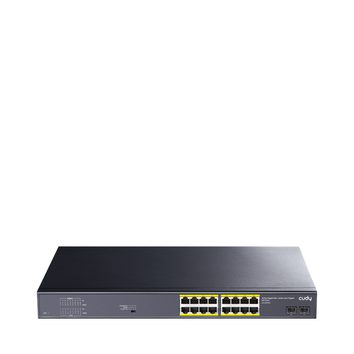 Switch Cudy GS1020PS2 16 портов 10/100/1000 PoE 2xGigabit SFP