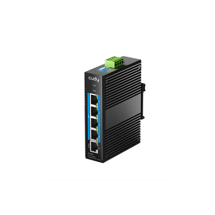 Switch Cudy IG1005P Индустриален 5-Port 10/100/1000M PoE+ Switch 65W
