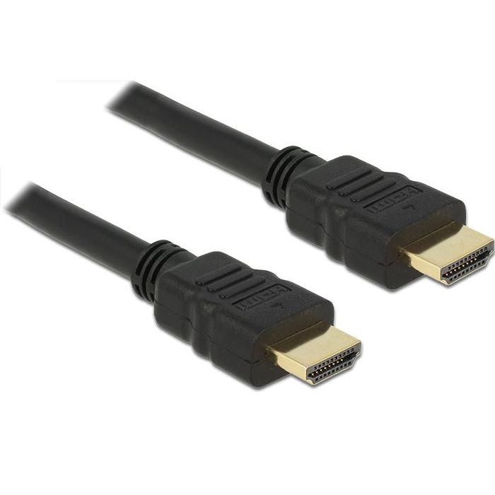 Кабел Delock High Speed HDMI мъжко - HDMI A мъжко 4K 0.25m Ethernet