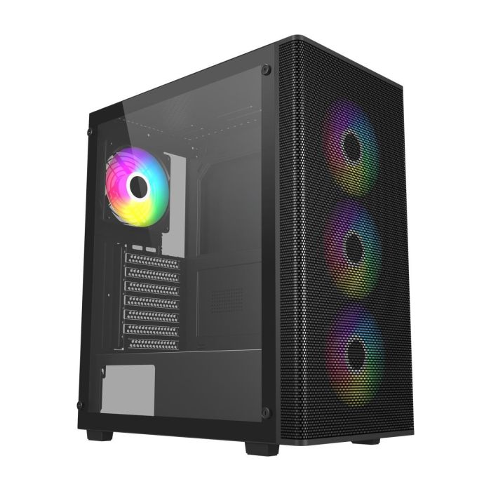 Кутия за настолен компютър FSP Group M220-BA Mid-Tower 4xRGB black