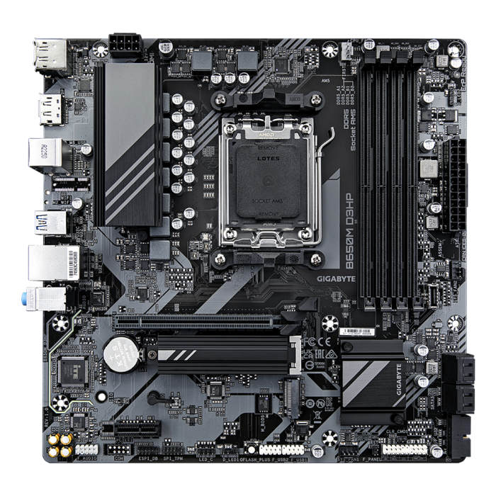 Дънна платка GIGABYTE B650M D3HP sAM5 4xDDR5 HDMI 2xDP mATX