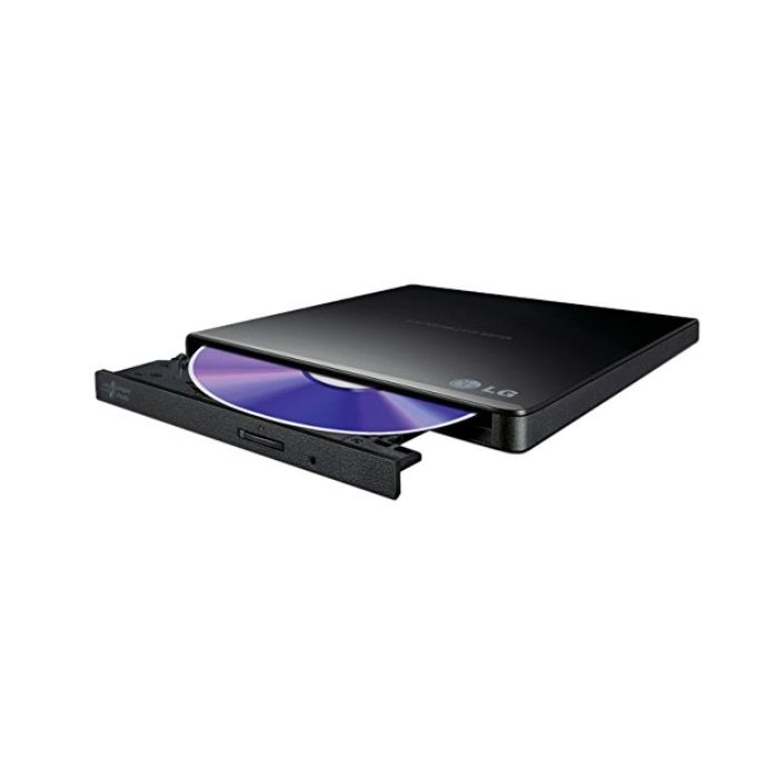 Оптично устройство външно Hitachi-LG GP57EB40 Ultra Slim DVD-RW Black