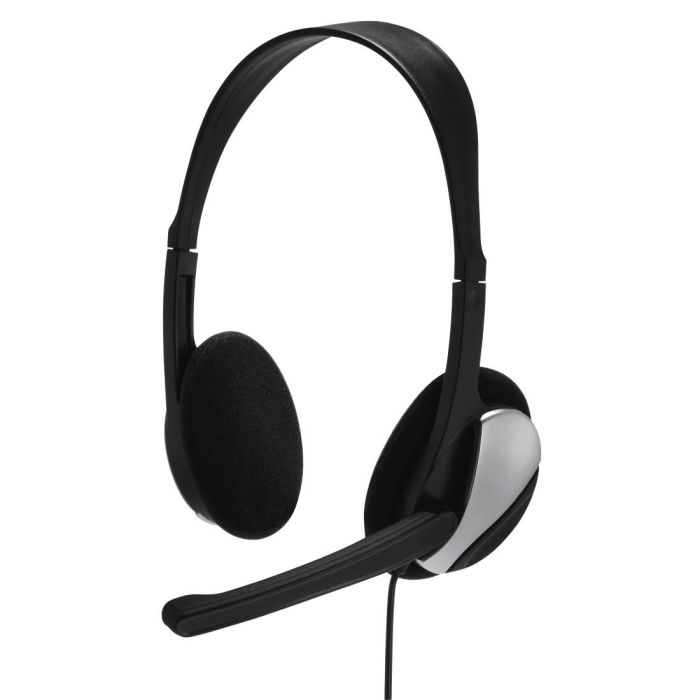 Слушалки с микрофон HAMA Essential HS 200 Черен