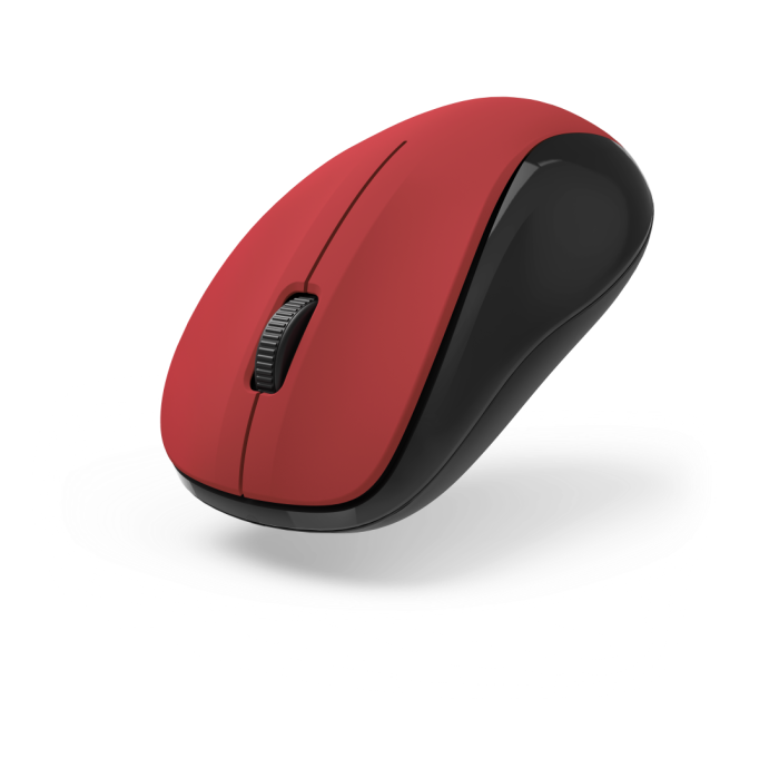 Безжична мишка Hama MW-300 V2 1200dpi Оптична 3 бутона Тиха USB червена