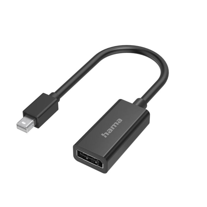 Адаптер MiniDisplayPort мъжко - DisplayPort женско Ultra-HD 4K Essential Черен