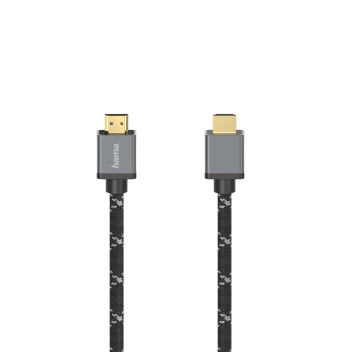 Кабел HAMA Ultra HD HDMI мъжко - HDMI мъжко 8K 48GB/s метал 3м позл. конектори