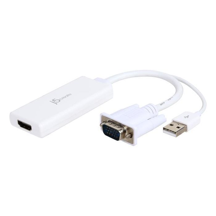 Аудио видео адаптер j5create JDA214 VGA-M към HDMI-F