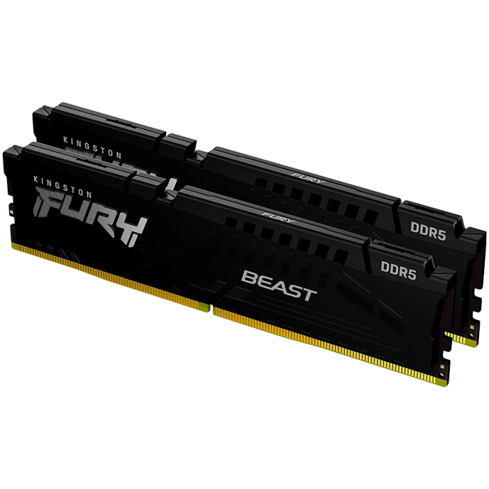 Памет Kingston FURY Beast DRAM 16GB 5600MT/s DDR5 CL36 DIMM (Kit of 2) Black