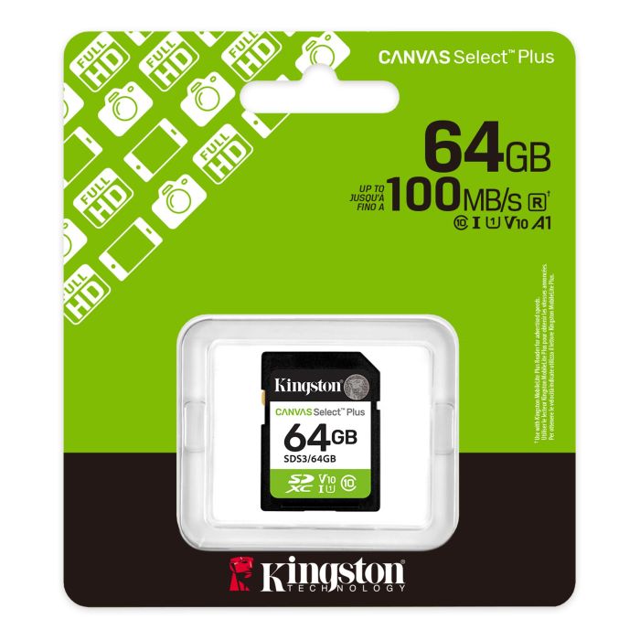 Флаш карта 64GB Kingston Canvas Select Plus SD