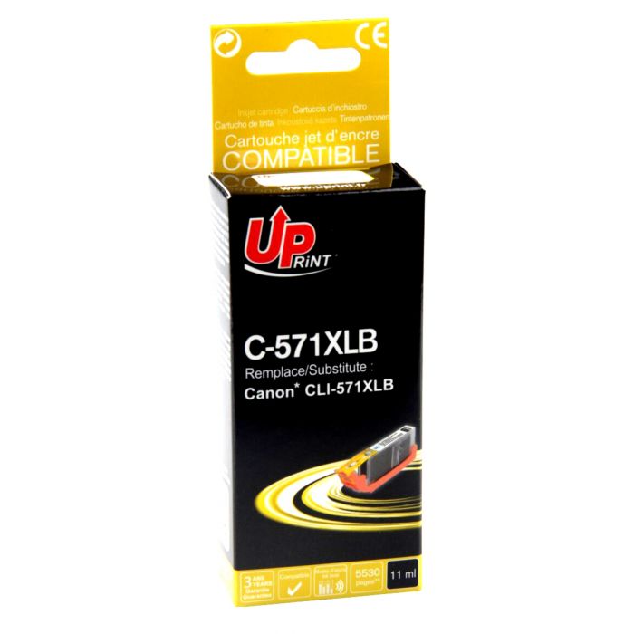 Консуматив Canon CLI-571 XL Canon MG5750/5751/5752/6850/7750 BLACK Uprint неоригинален