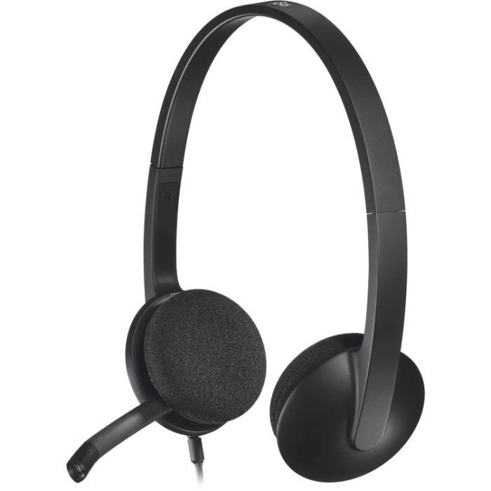 Слушалки с микрофон Logitech H340 USB