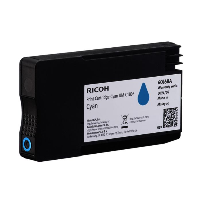 Касета с мастило RICOH IJM C180F 1600 копия Cyan